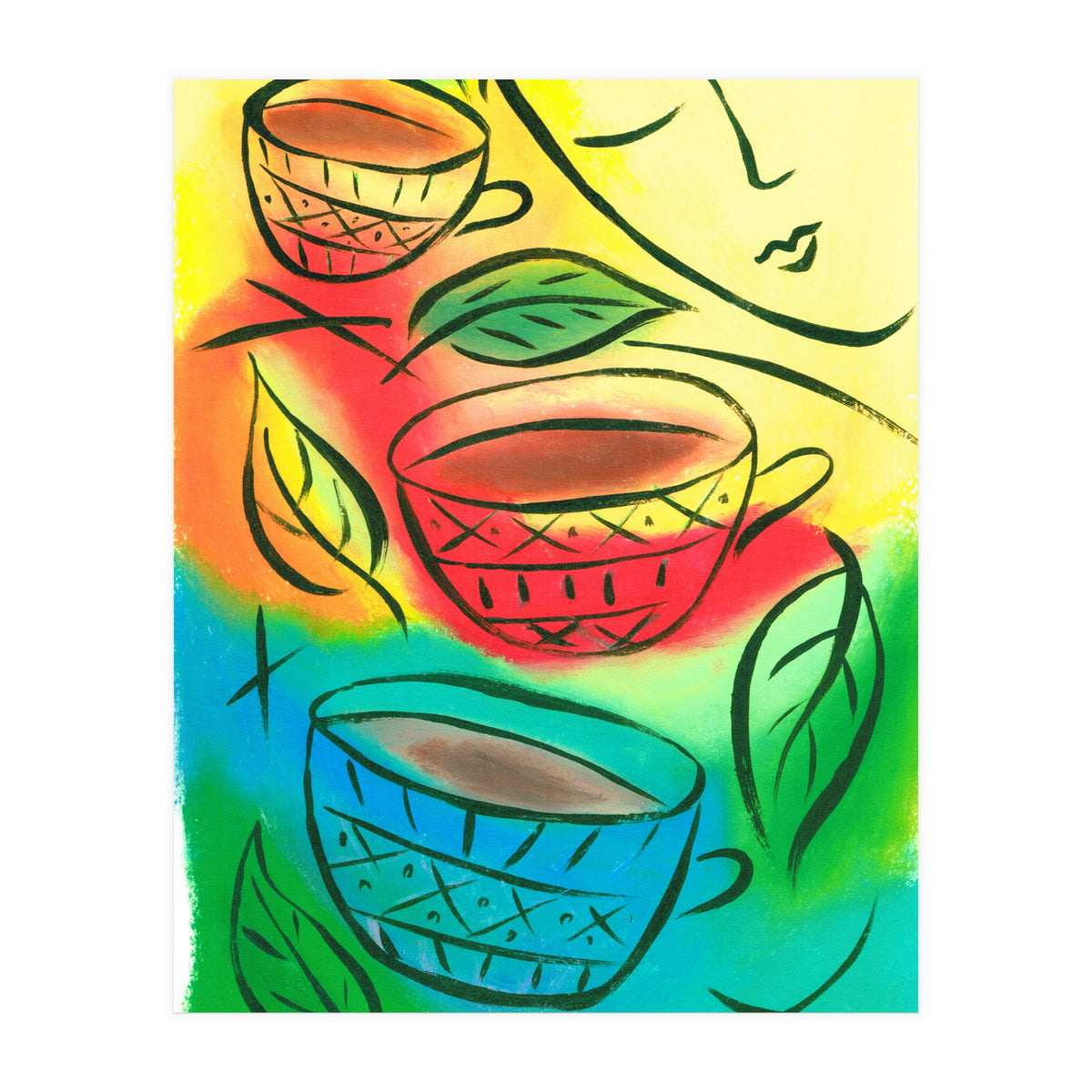 Three Cups Of Tea (Print Only)
