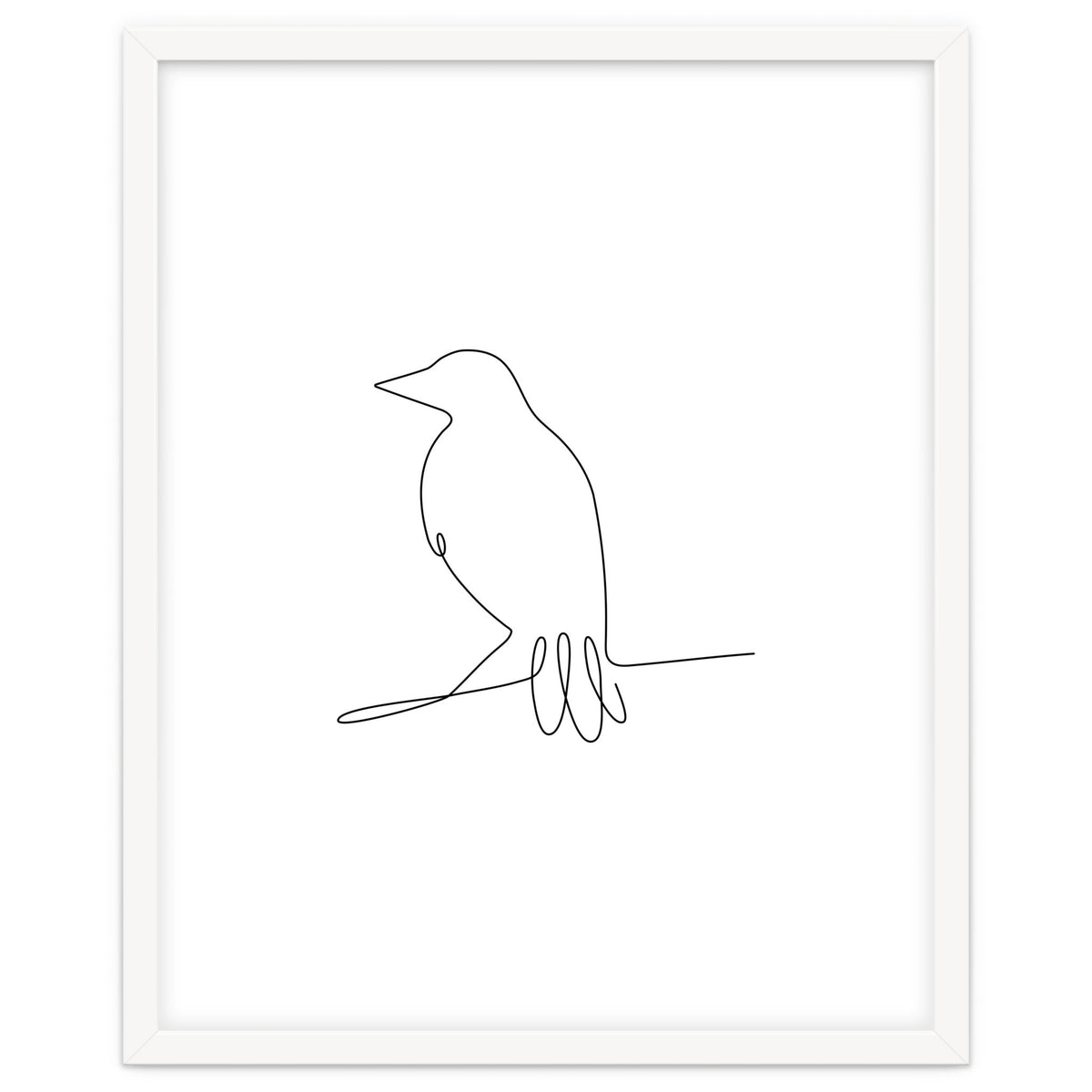 One Line Art Bird II
