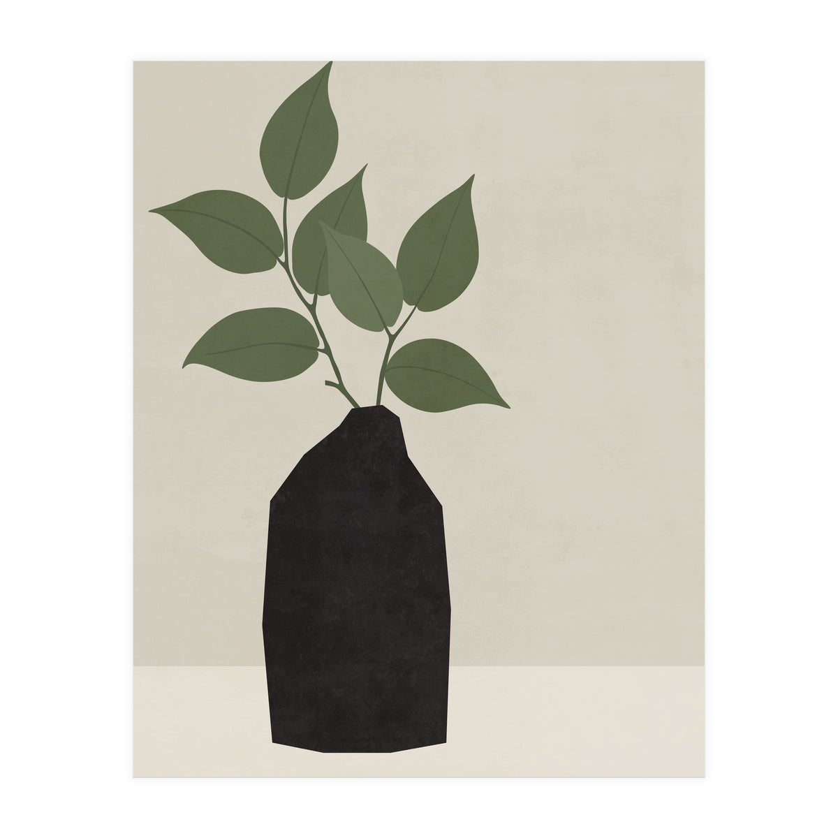 BLACK VASE (Print Only)