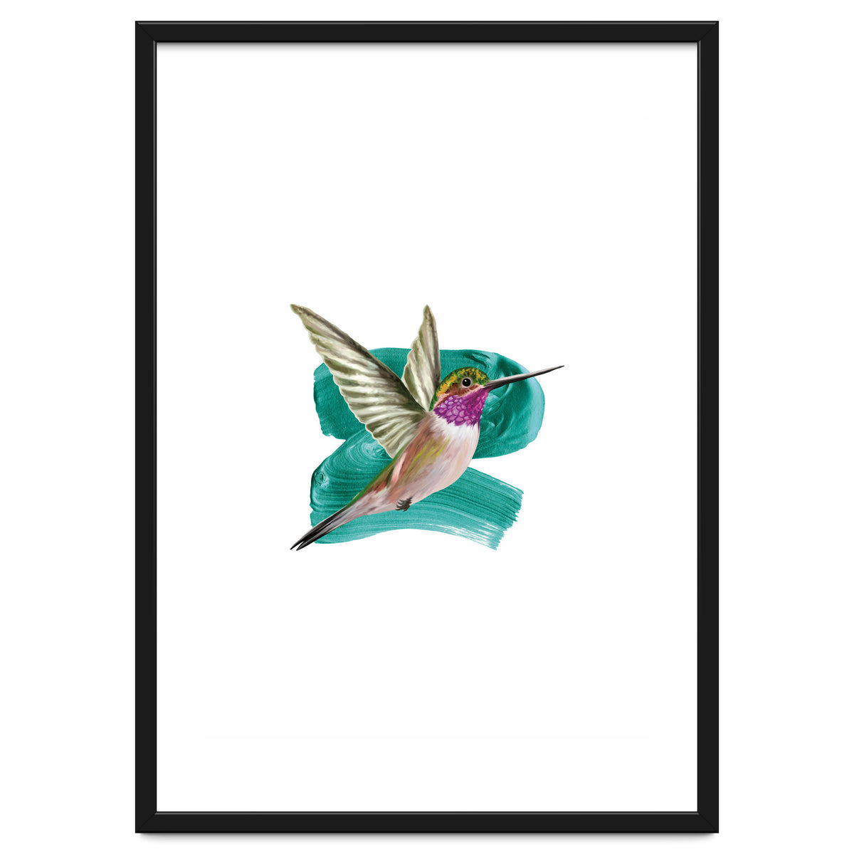 Modern Hummingbird I