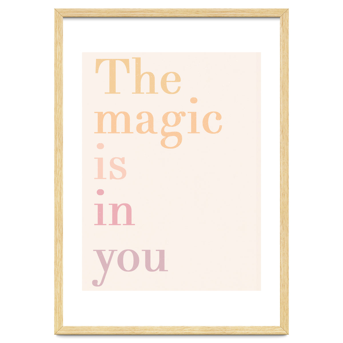 The Magic Is In You, Pastel