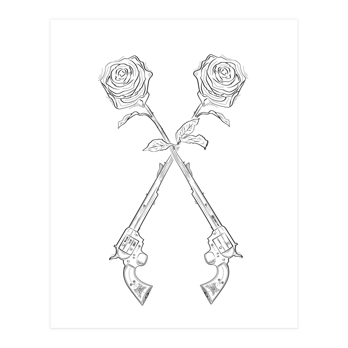 Guns Roses (Print Only)