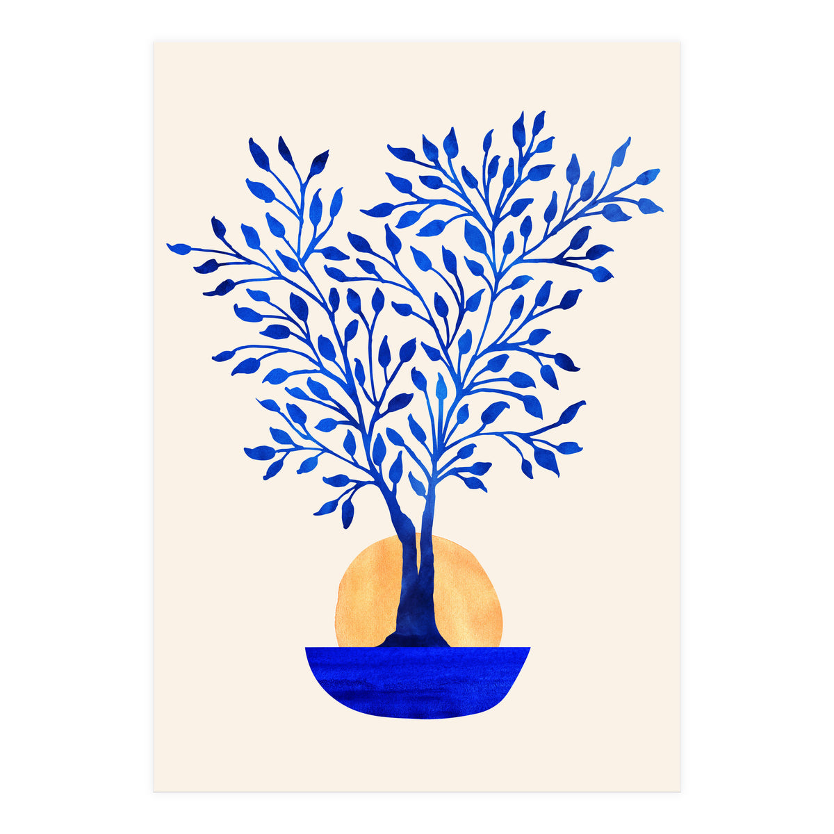 Indigo Ficus Sunrise (Print Only)