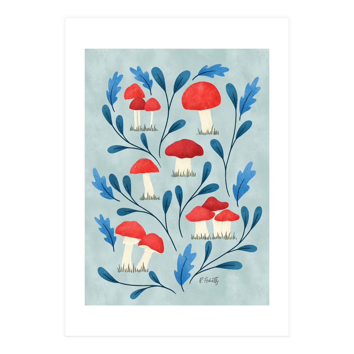 Forest Mushrooms (Print Only)