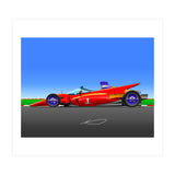 Pole Position Racecar Homage (Print Only) thumbnail