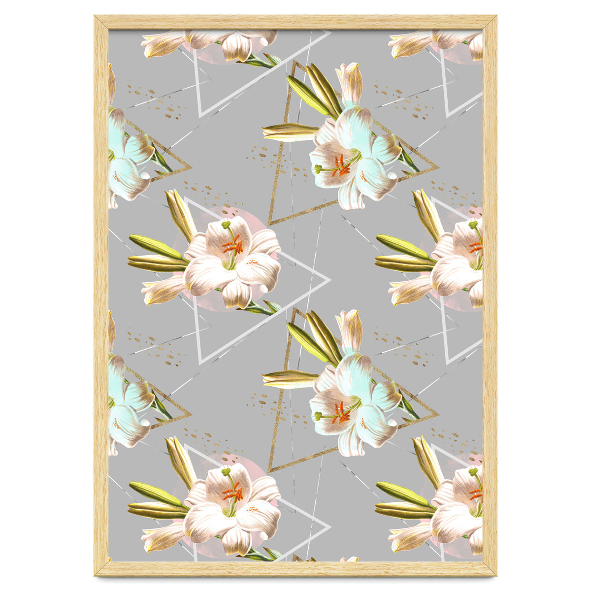 Botanical blooming with geometric 02