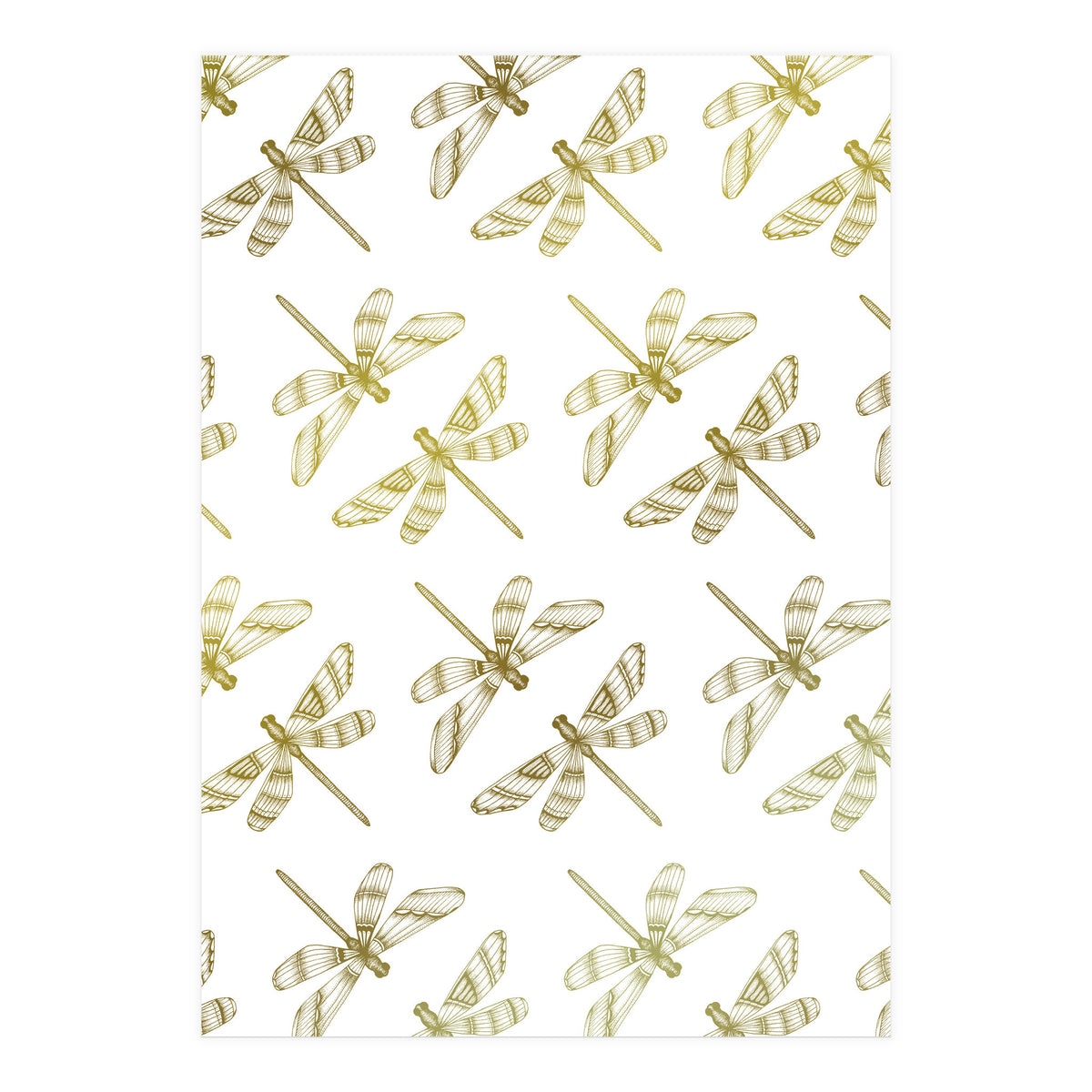 Golden Dragonflies (Print Only)