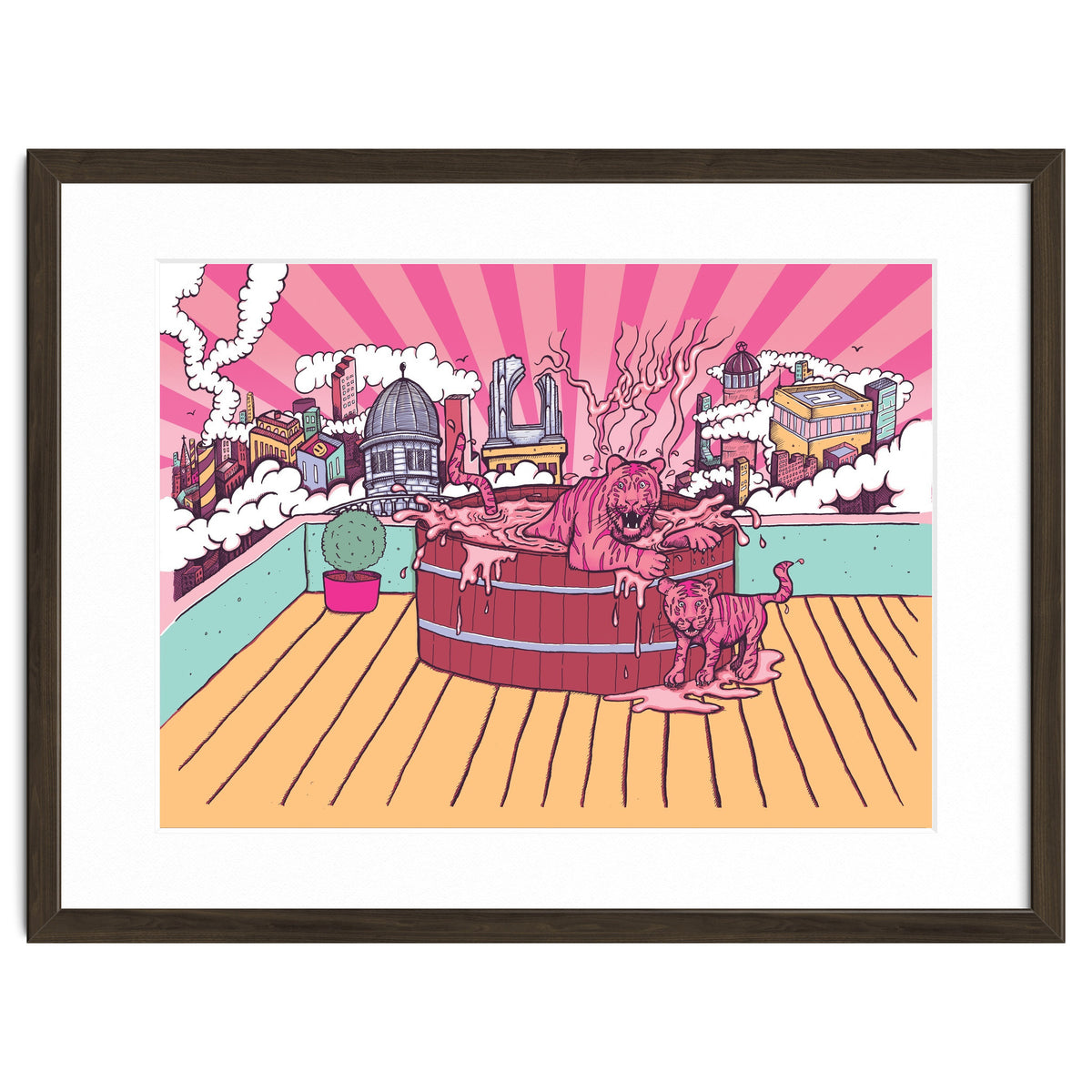 Strawberry Tigers Rooftop Jacuzzis Abbeydale Brewery x Lewy  12.4% ABV Strawberry, Chocolate, Smoked, Cherry Wood-chipped, Imperial Dessert Stout.