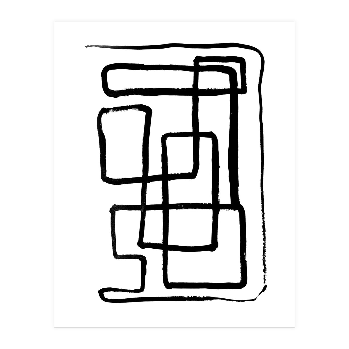 Maze Line Art (Print Only)