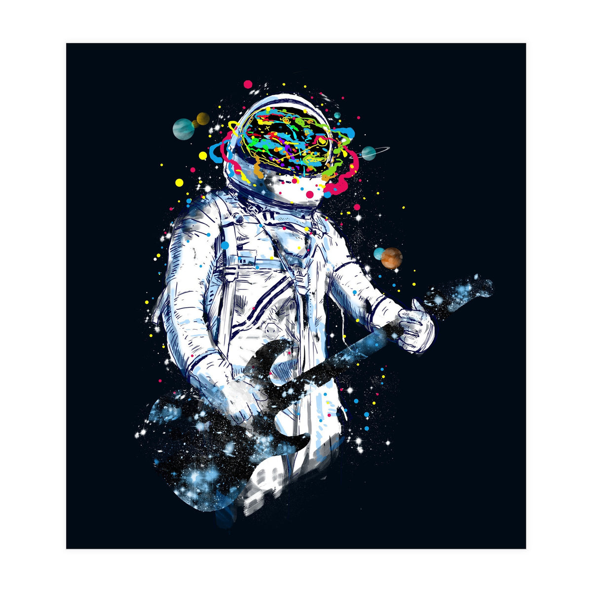 Space Guitar (Print Only)