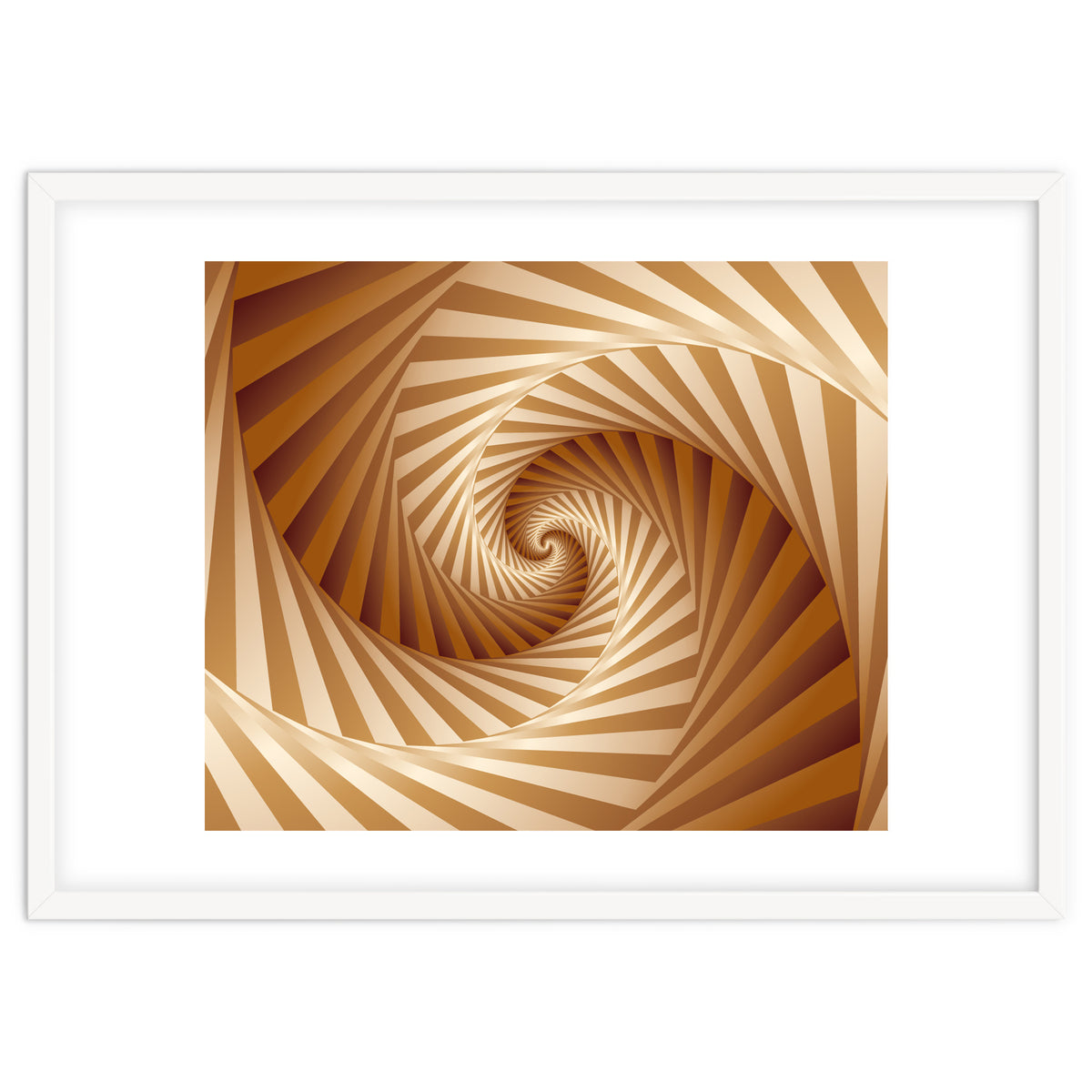3D Effect Spiral Pattern