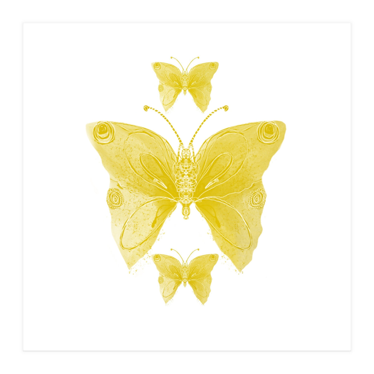 Yellow Butterflies (Print Only)