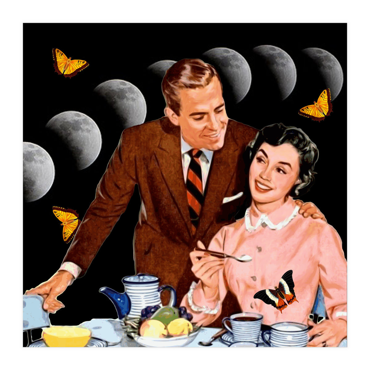 Bread In The Morning Makes Me Butterfly In Belly  (Print Only)