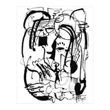 Two Shy Angels - b&w (Print Only) thumbnail