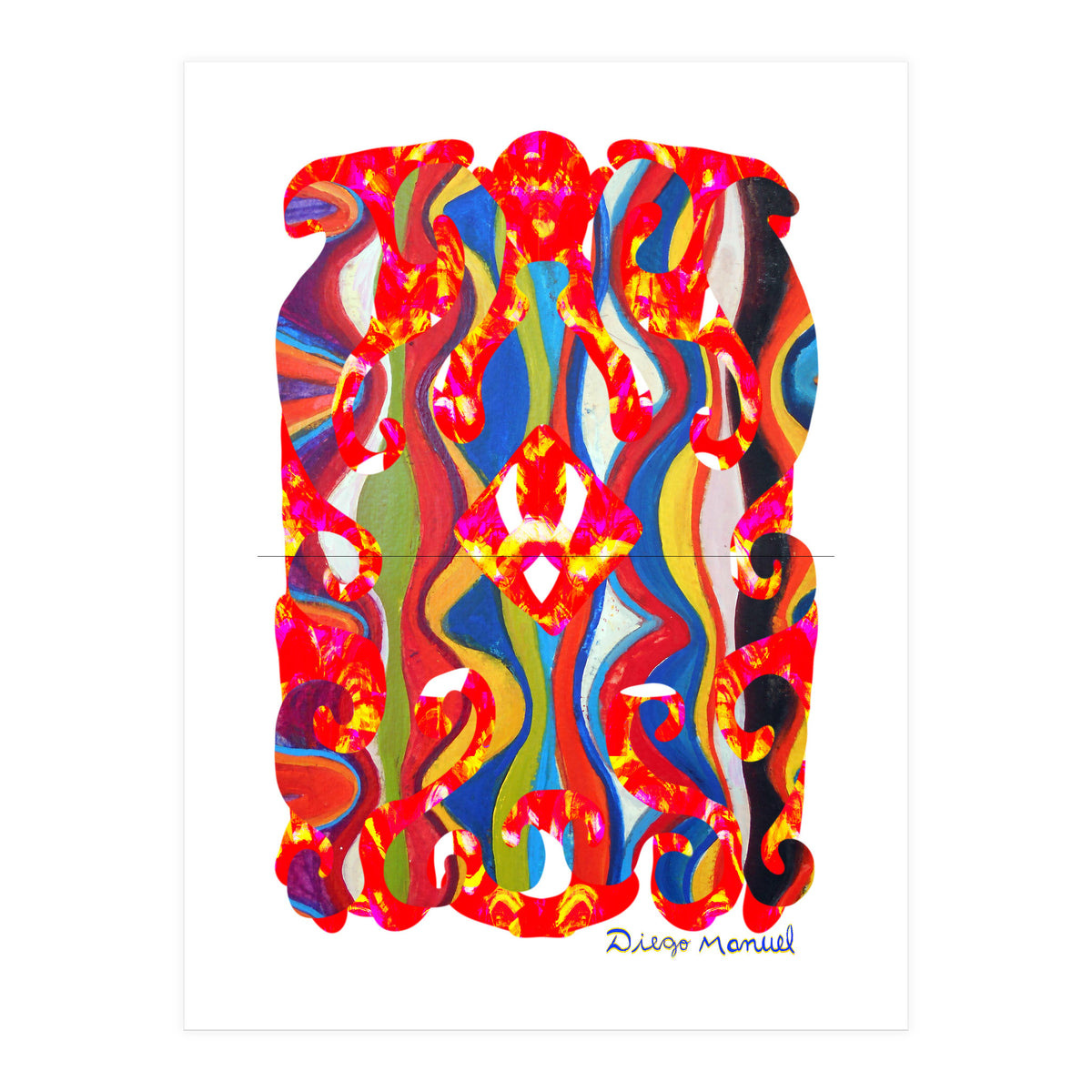 Pop Abstract Asimetrico 27 Copia (Print Only)