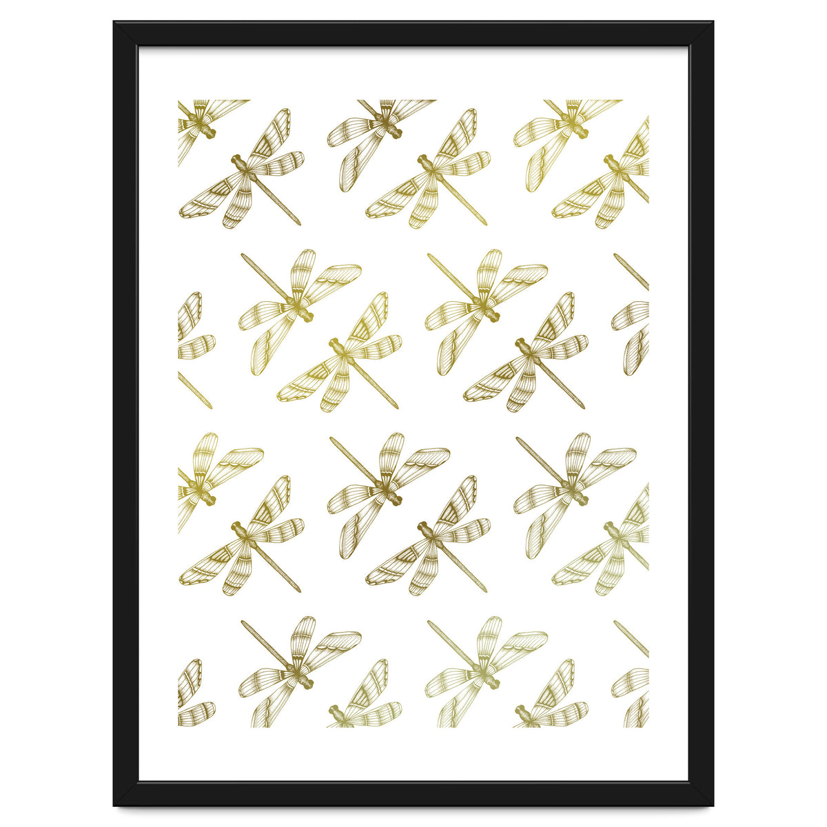 Golden Dragonflies