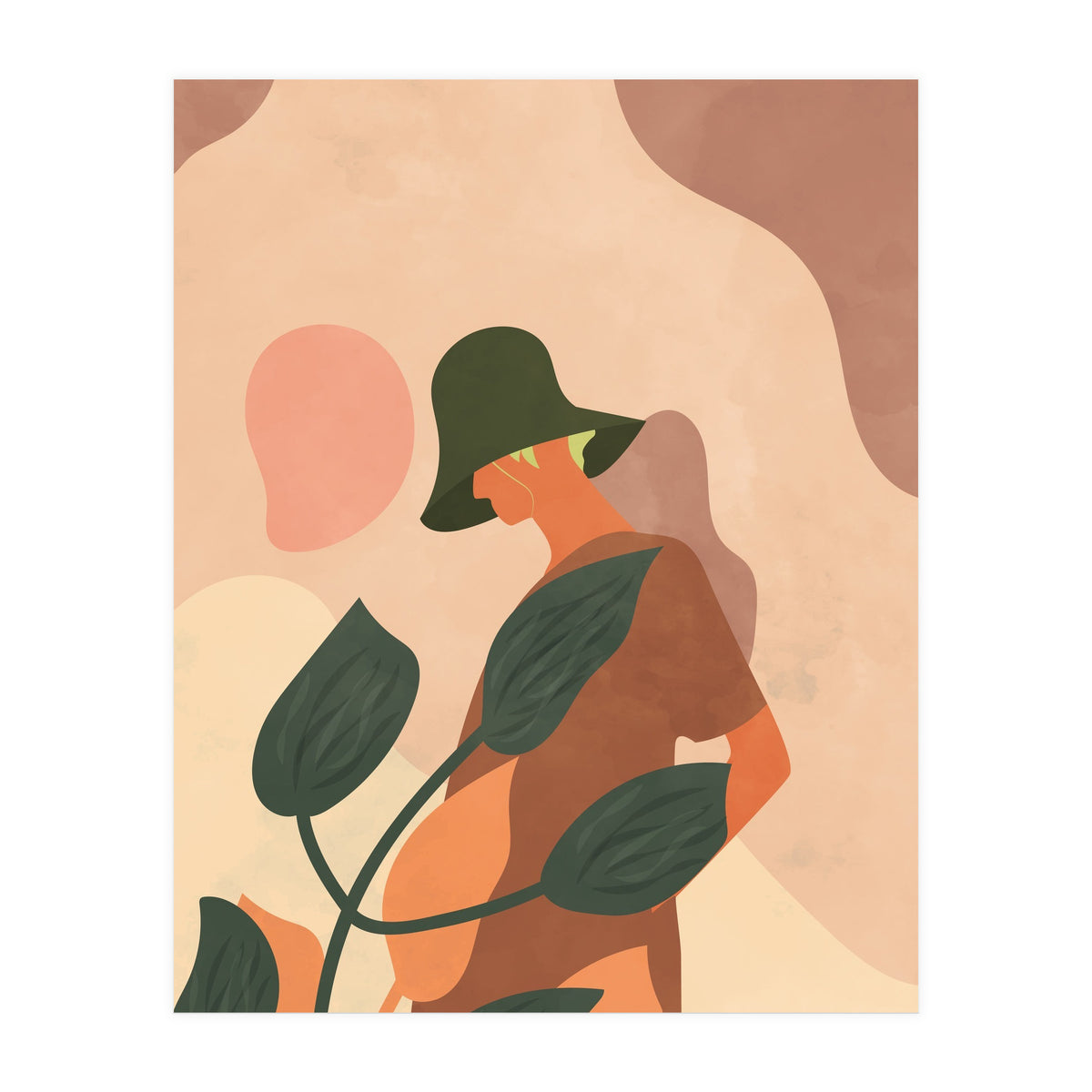 Female Bohemian Artwork (Print Only)