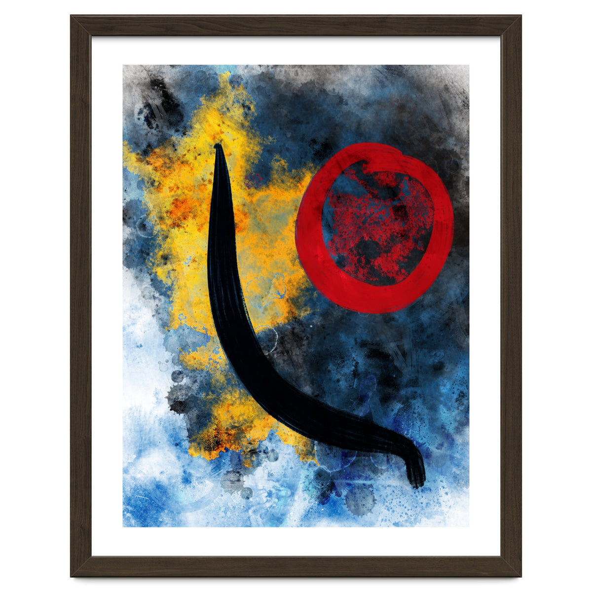 Abstract Calligraphy in the universe