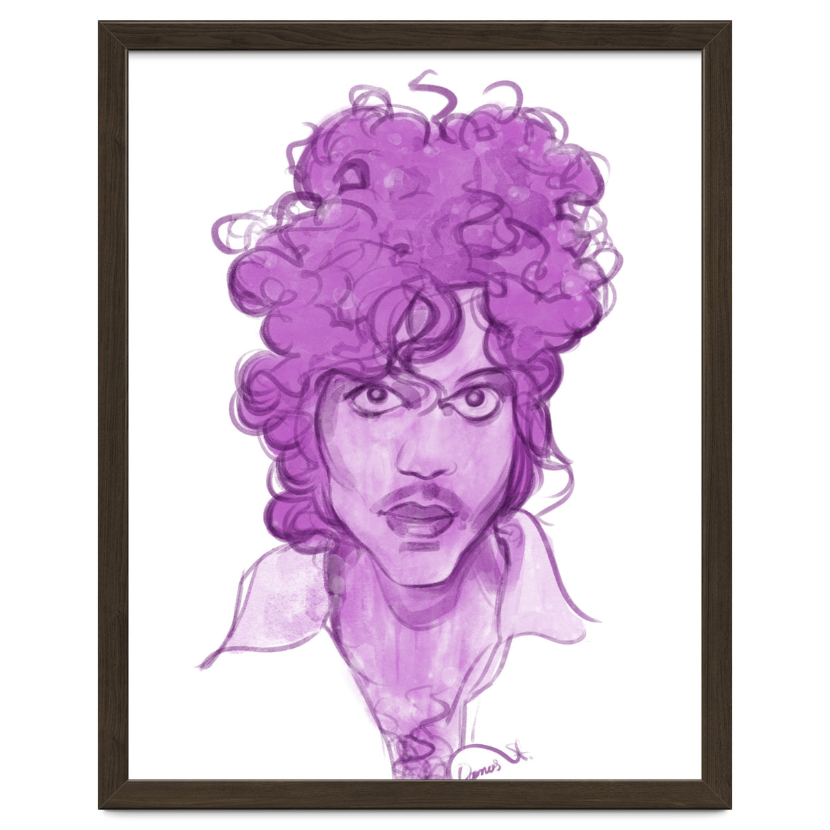 Prince Watercolor illustration