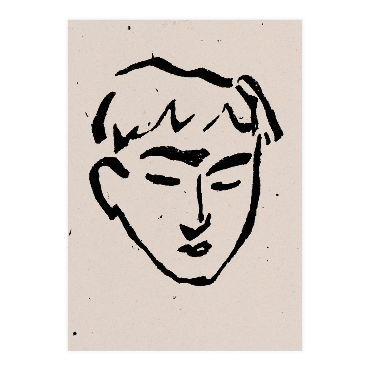 Man, study (Print Only)