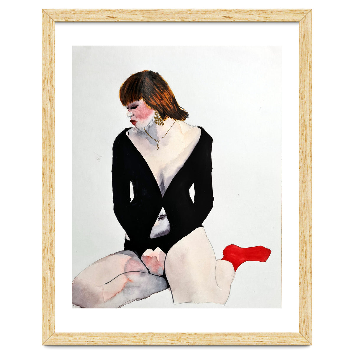 Untitled #95 Red Socks