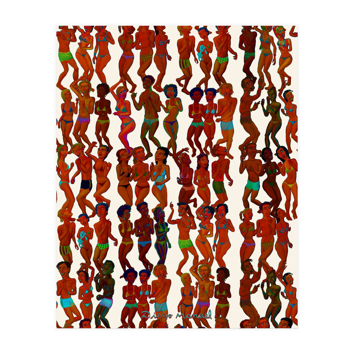 Fiesta En La Playa 10 (Print Only)