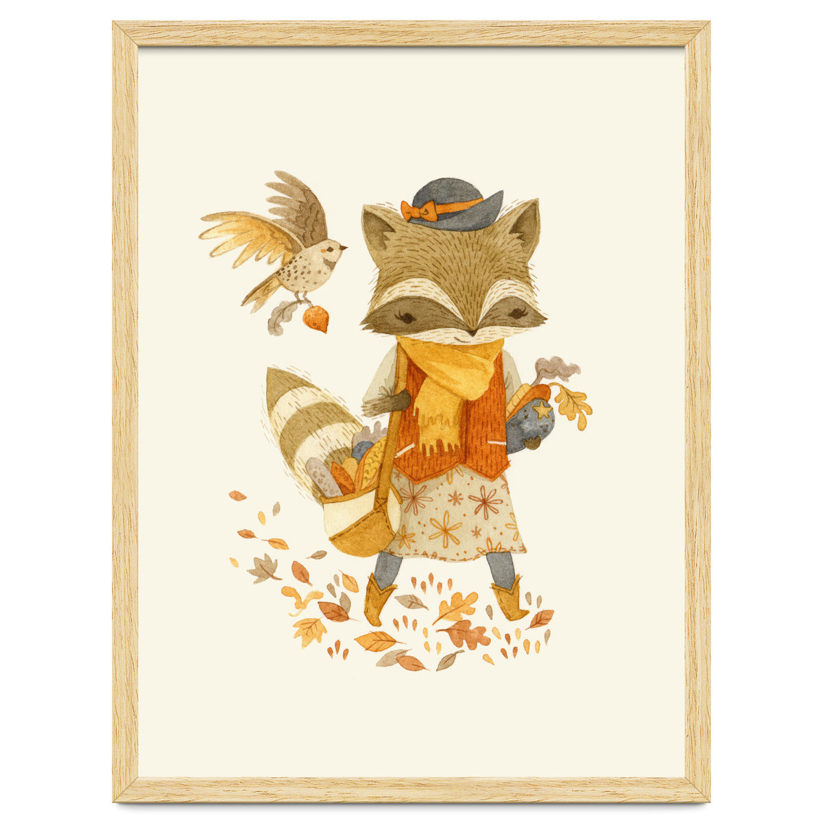 Rebecca The Radish Raccoon