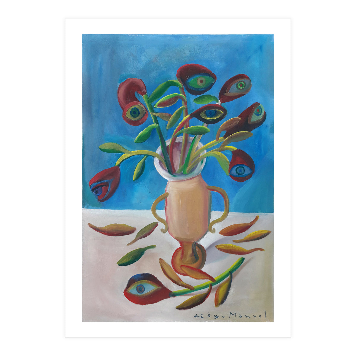 Flores Ojos (Print Only)