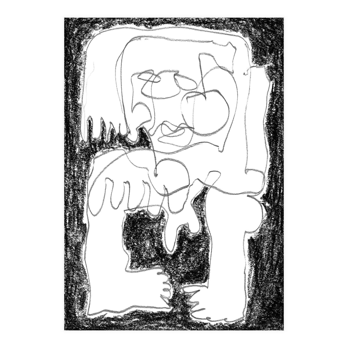 Static Noise - b&w (Print Only)