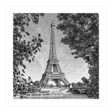 PARIS Eiffel Tower & River Seine | Monochrome (Print Only) thumbnail