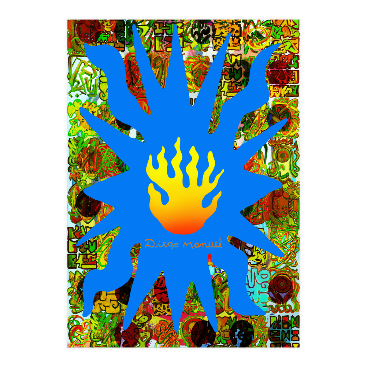 Fuego Y Graffiti 53 (Print Only)