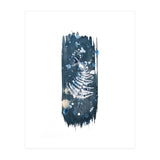 Indigo Blue Botanical Leaves No. 17 (Print Only) thumbnail