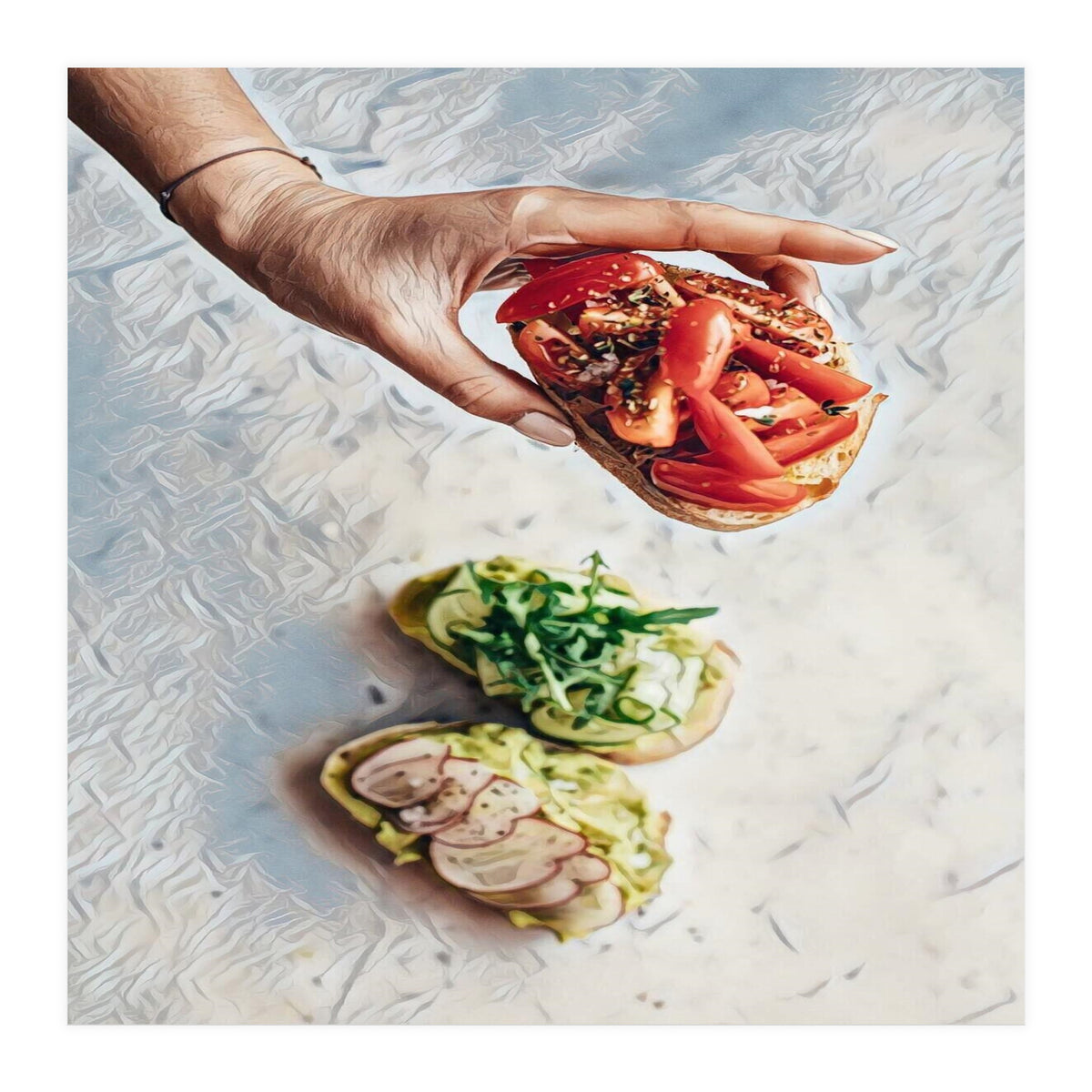 A Beautiful Bruschetta (Print Only)