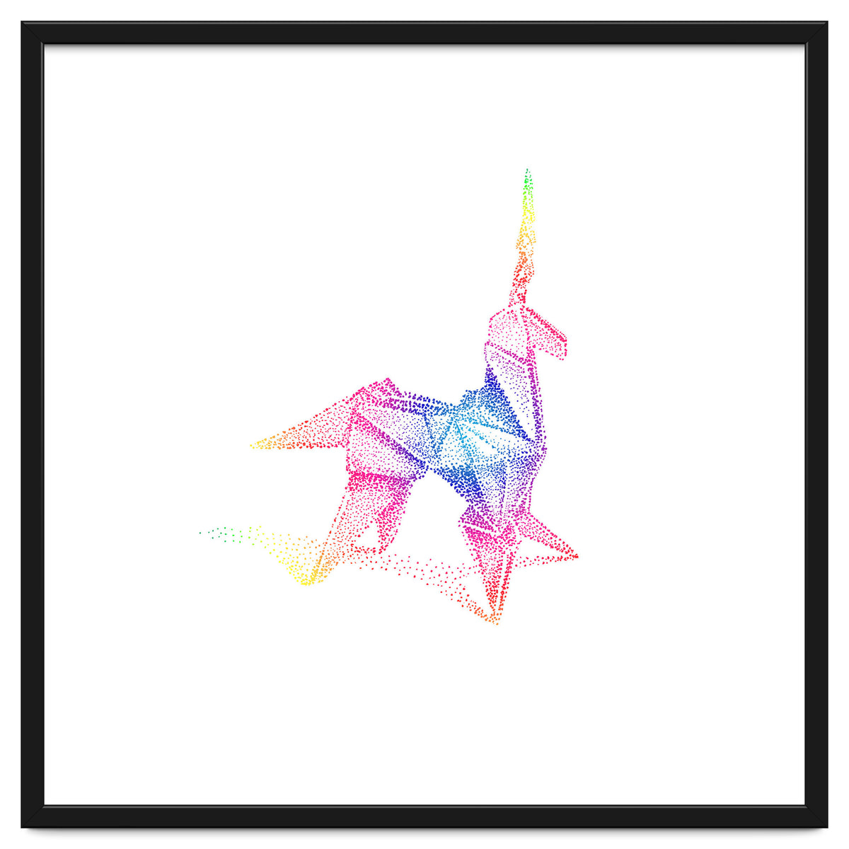 Rainbow Unicorn Origami