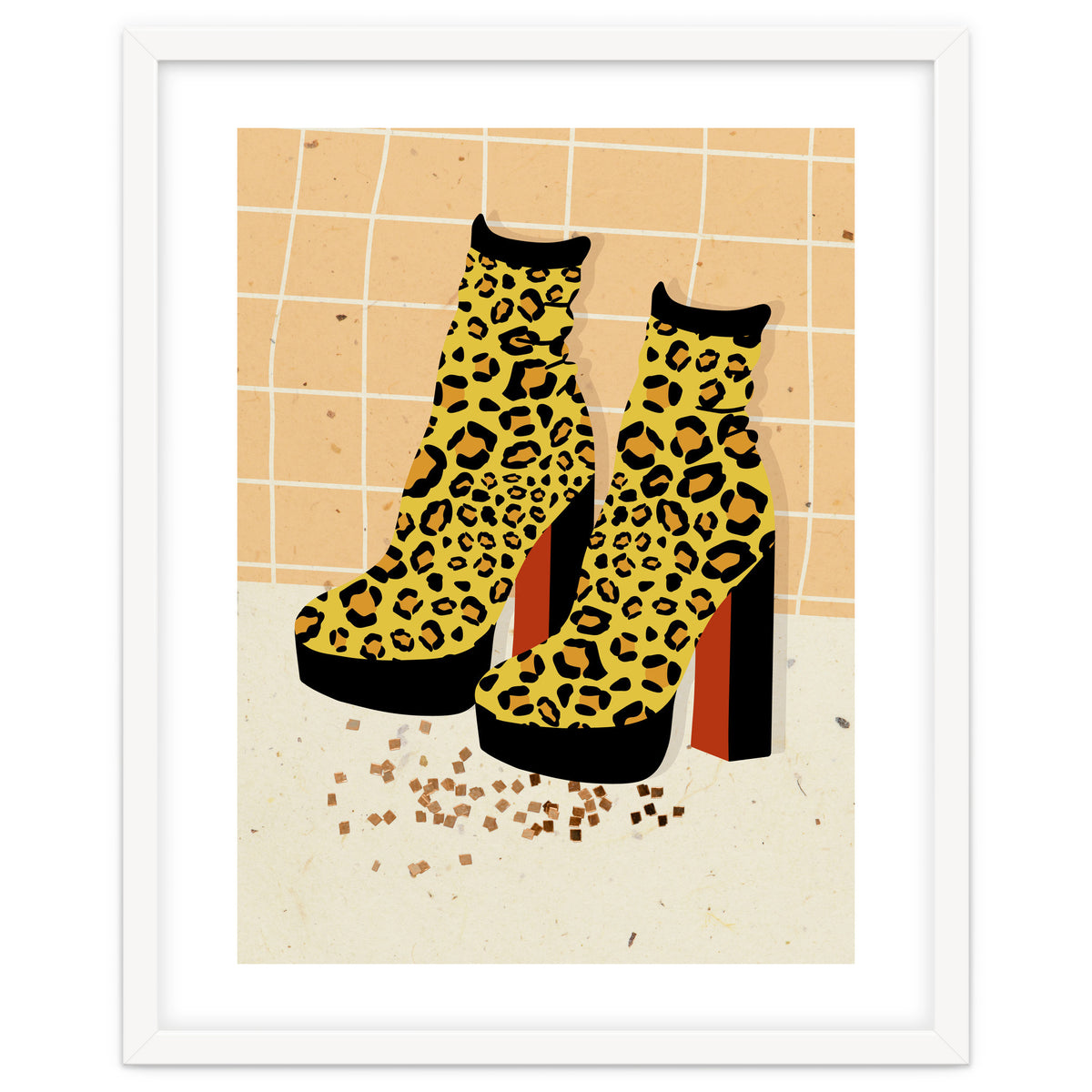 Leopard Disco Platforms