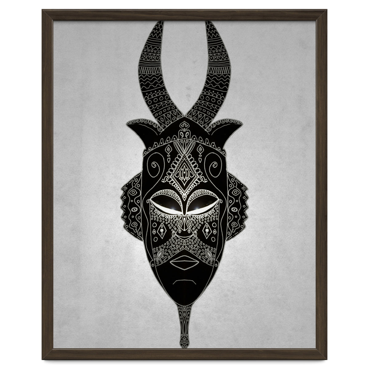 Horned Tribal Mask