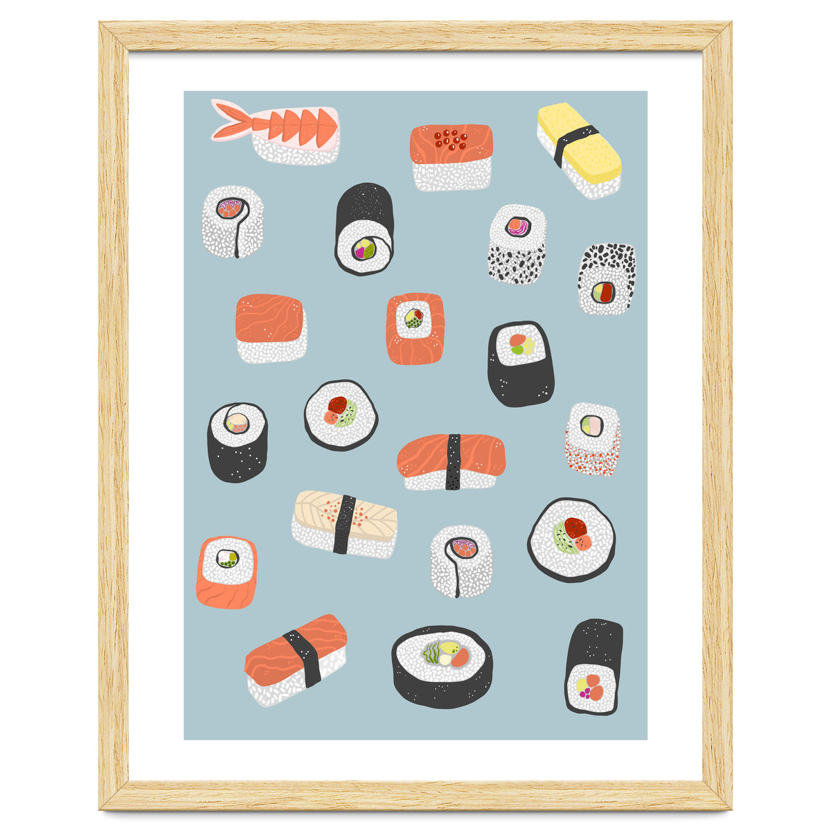 Sushi Roll Maki Nagiri Food Art