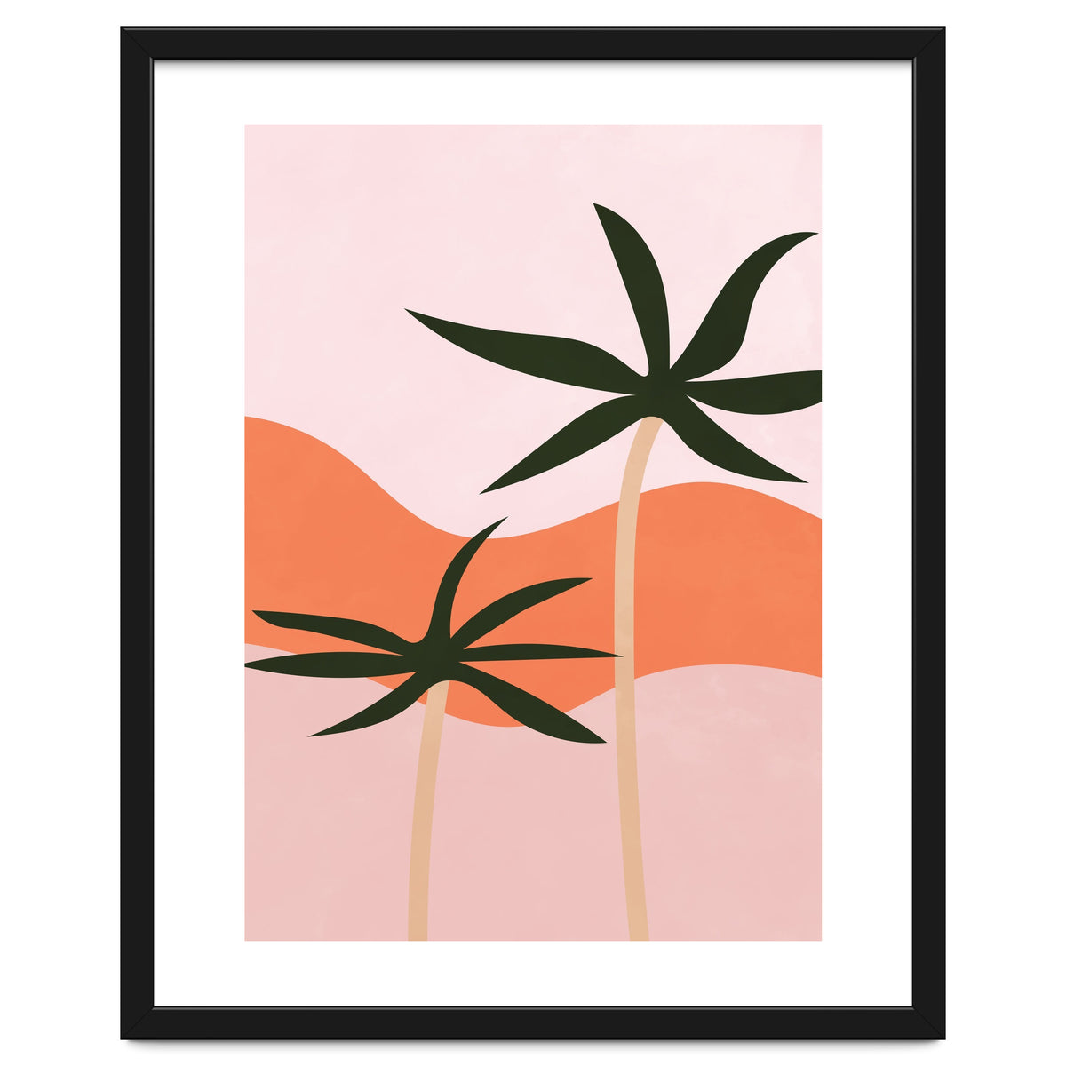 Bohemian Style Palm Trees