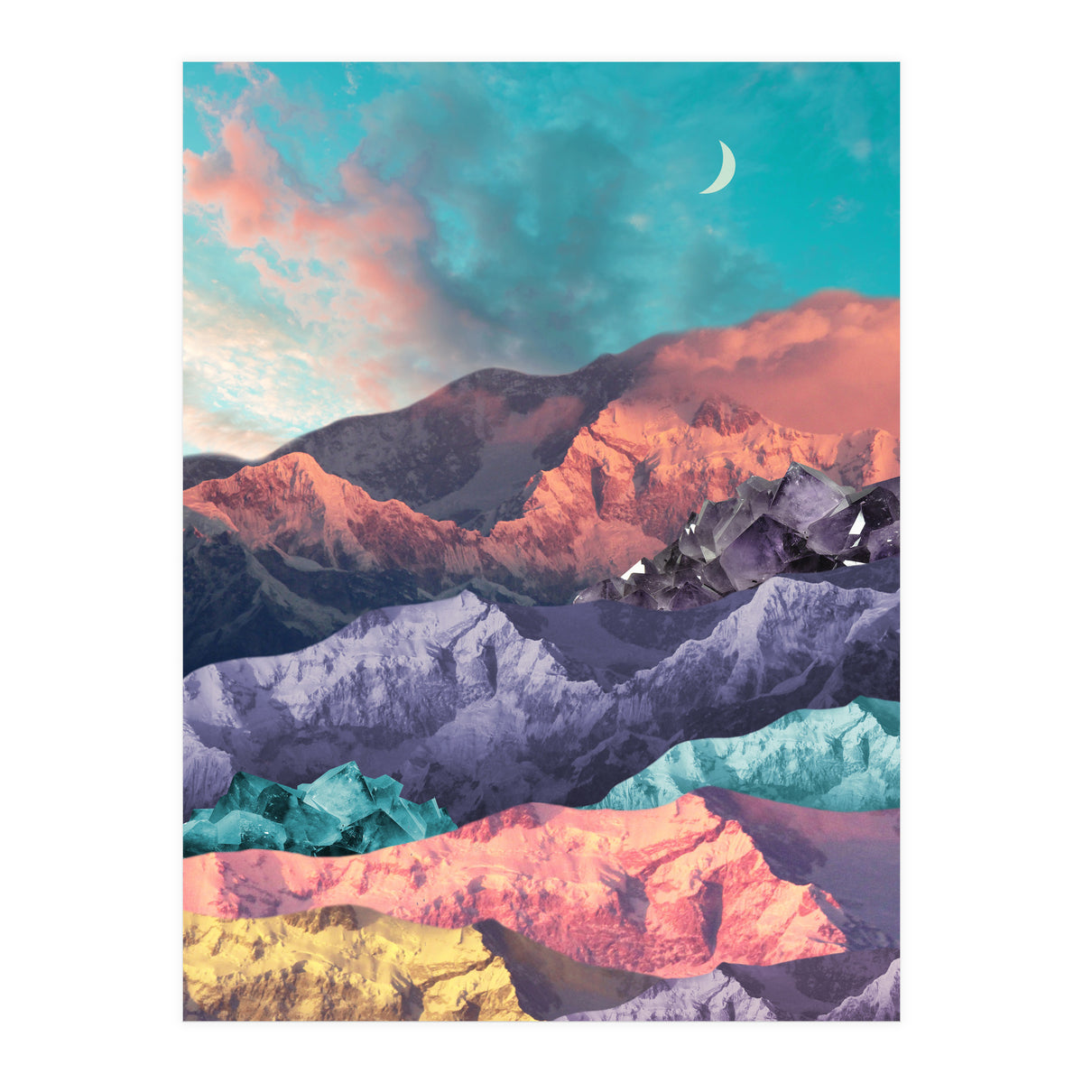 Moon Mountains (Print Only)