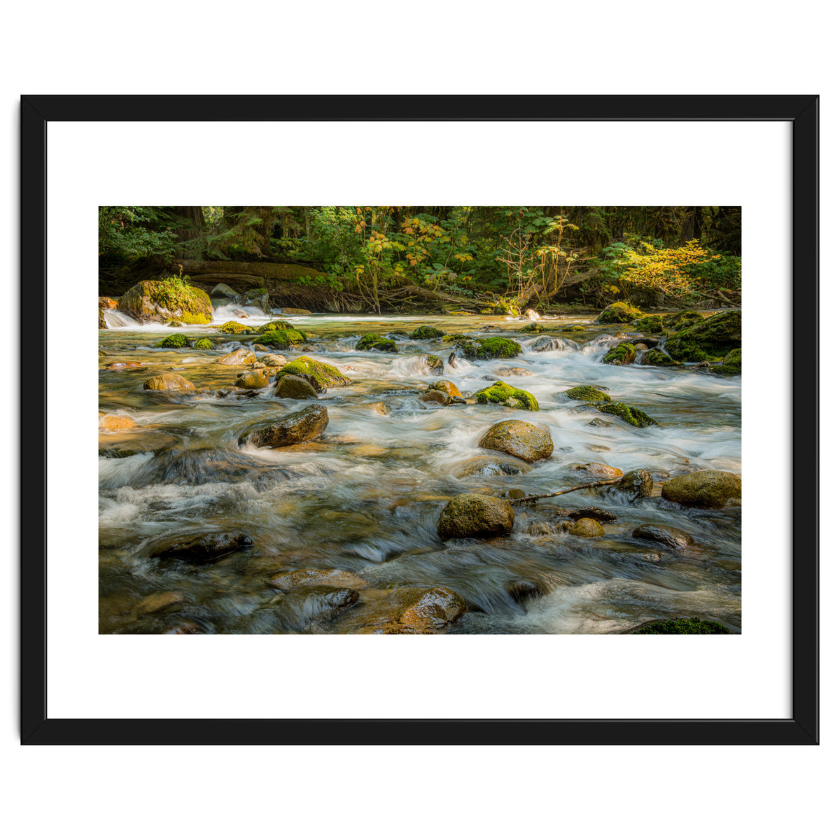 Water Flowing over Rocks
