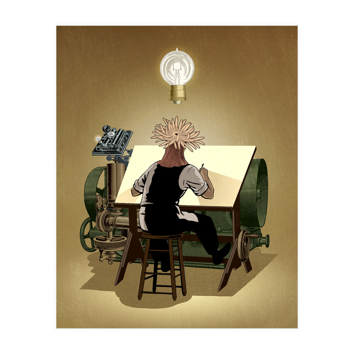 The aspirant to draftsman (Print Only)