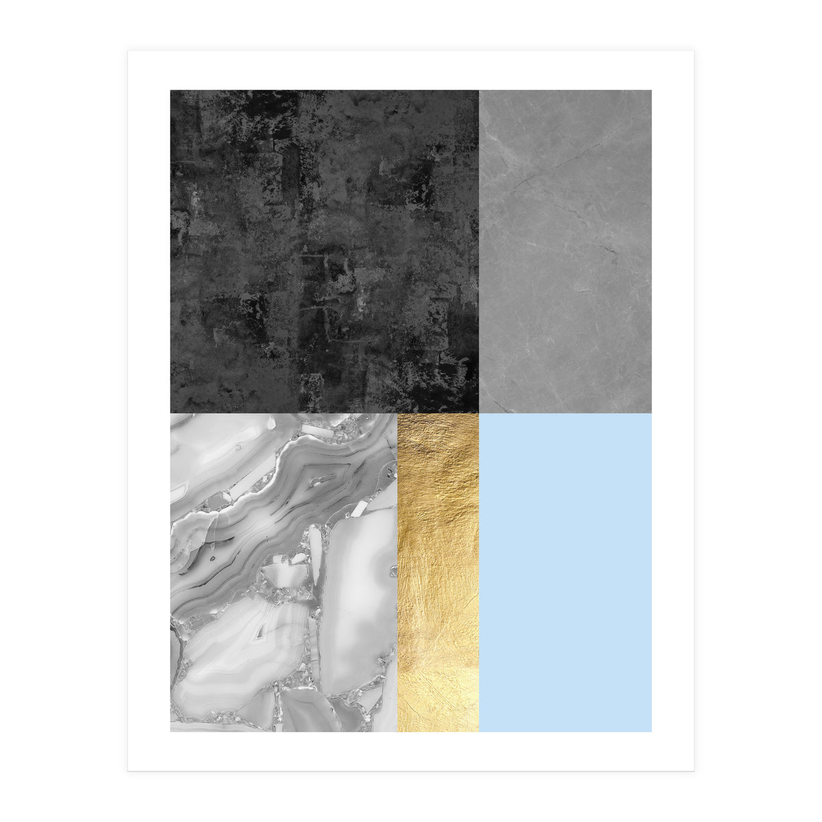 Geometric and golden IV (Print Only)