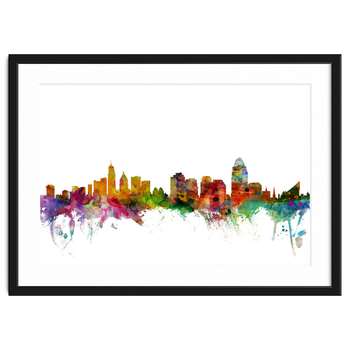 Cincinnati Ohio Skyline