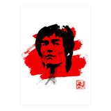 bruce lee in red (Print Only) thumbnail