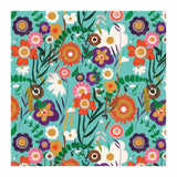 Folk Spring Floral Blue  (Print Only) thumbnail