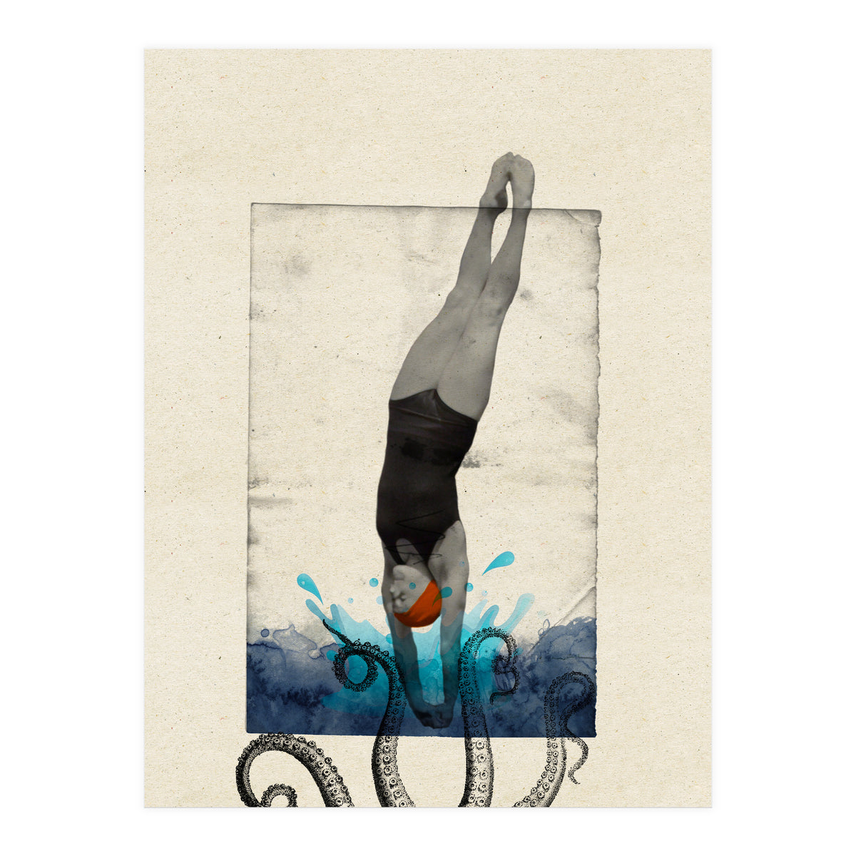 The Swimmer (Print Only)