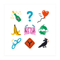 Gemini Emoji (Print Only)