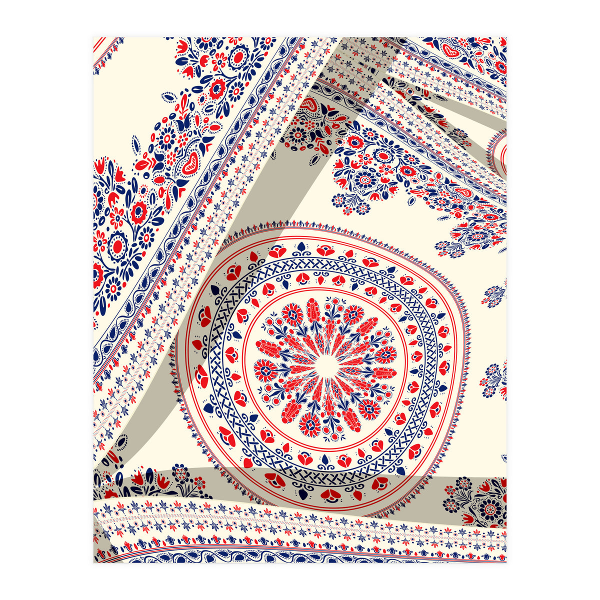 Romanian embroidery background 40 (Print Only)