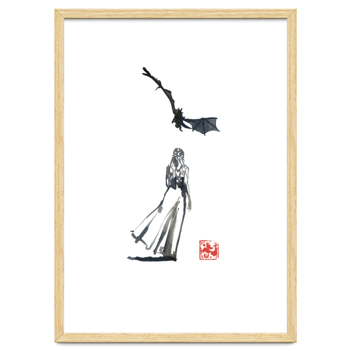 daenerys targaryen and the dragon