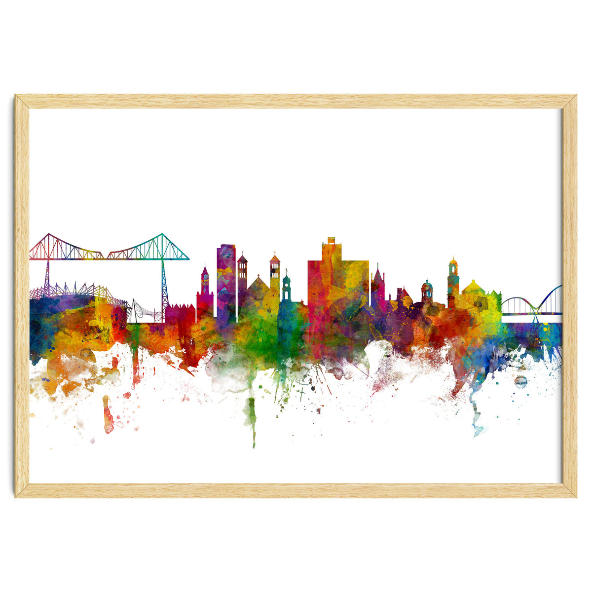 Middlesbrough England Skyline